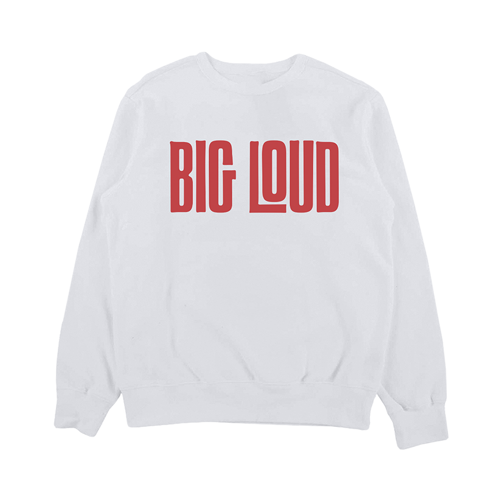 Big Loud Crewneck (White)