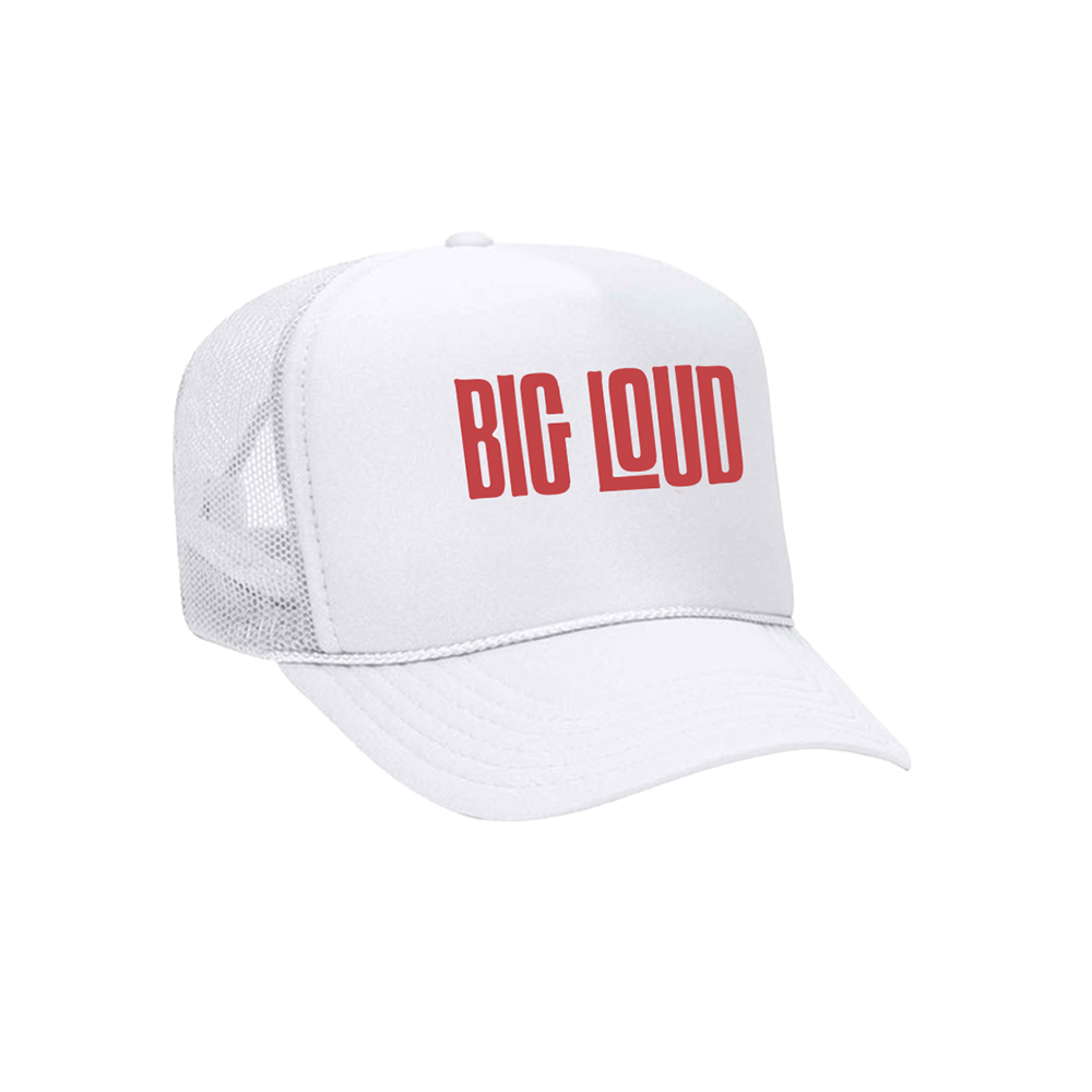 Big Loud Foam Trucker Hat (White)
