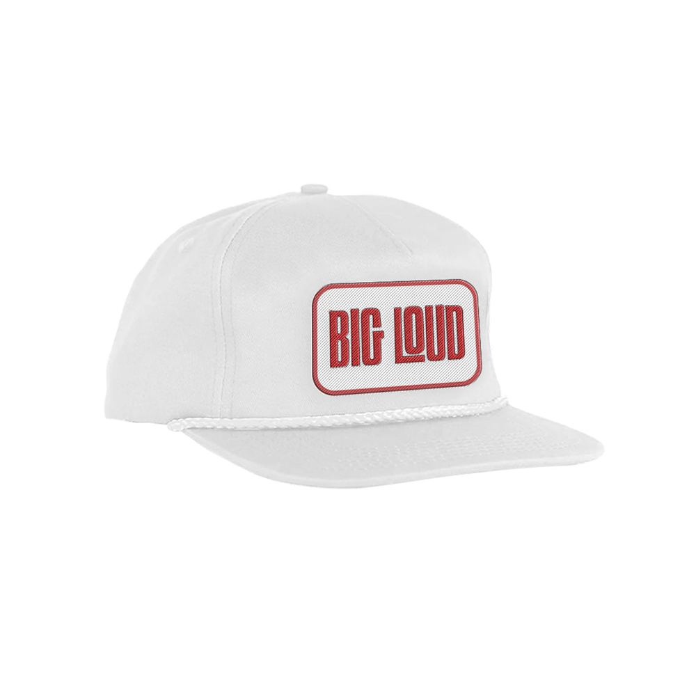 Big Loud Rope Baseball Cap (White)