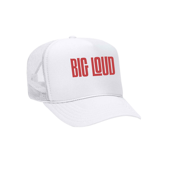Big Loud Foam Trucker Hat (White)
